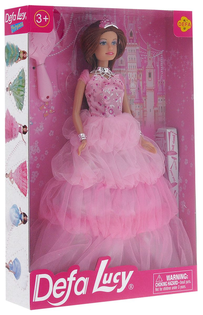Кукла - Принцесса - Lucy в пышном платье, с подставкой и расческой  